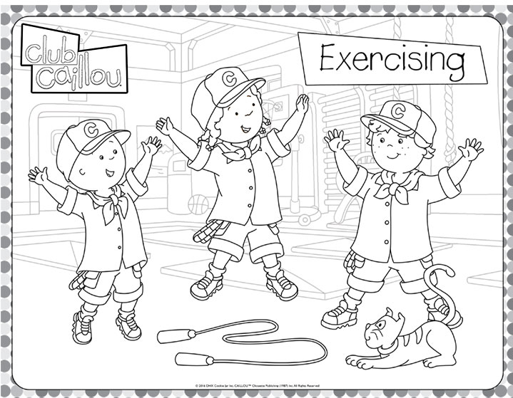 caillou pirate coloring pages - photo #40