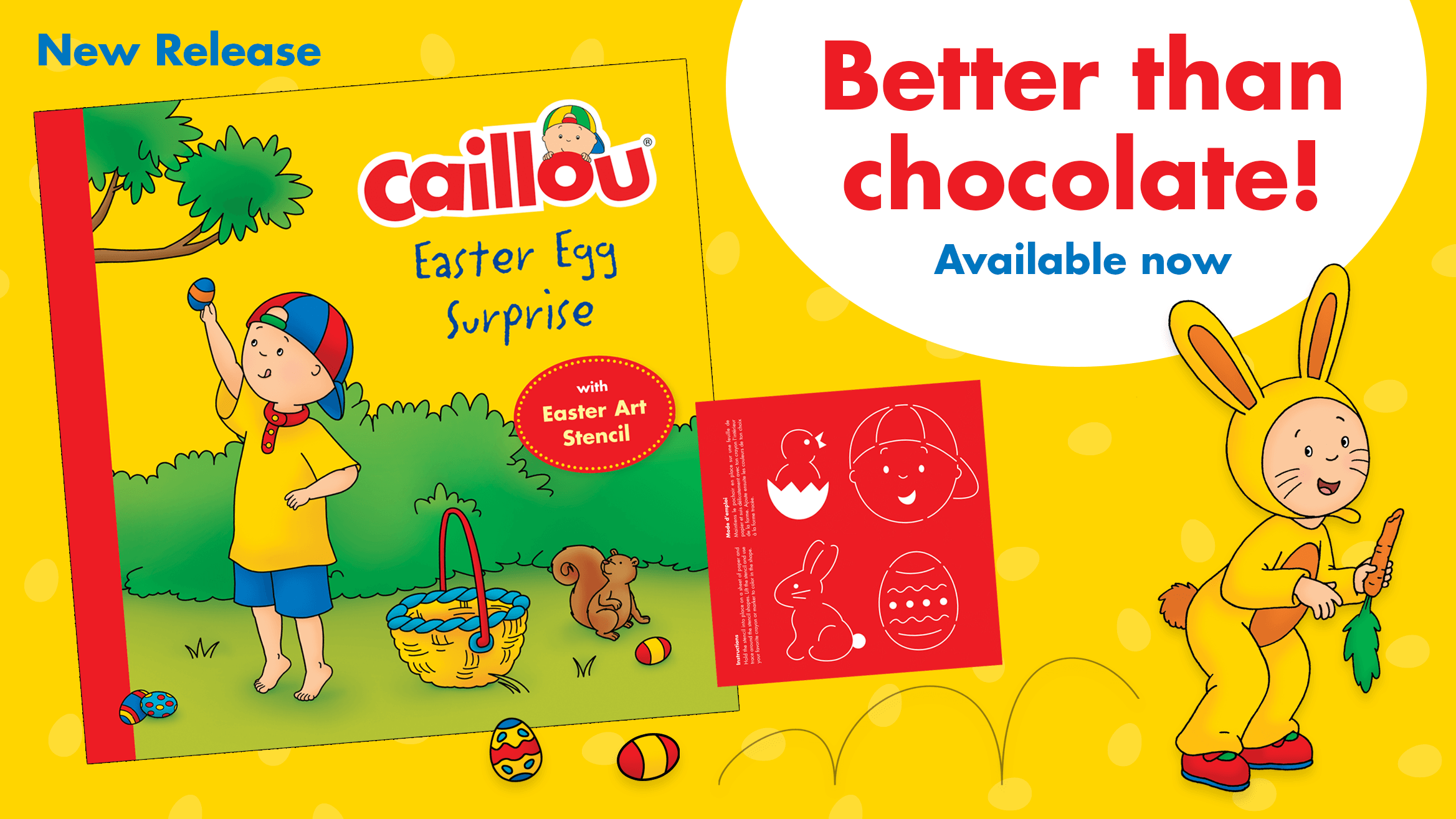 NEW Book! Caillou’s Easter Egg Surprise Storybook released post image