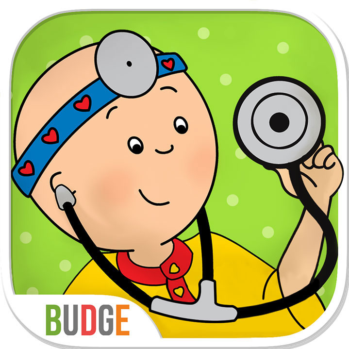 Caillou dressed as a doctor