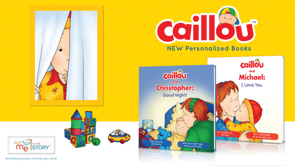 Caillou Launches New Personalized Books for Preschoolers! post image