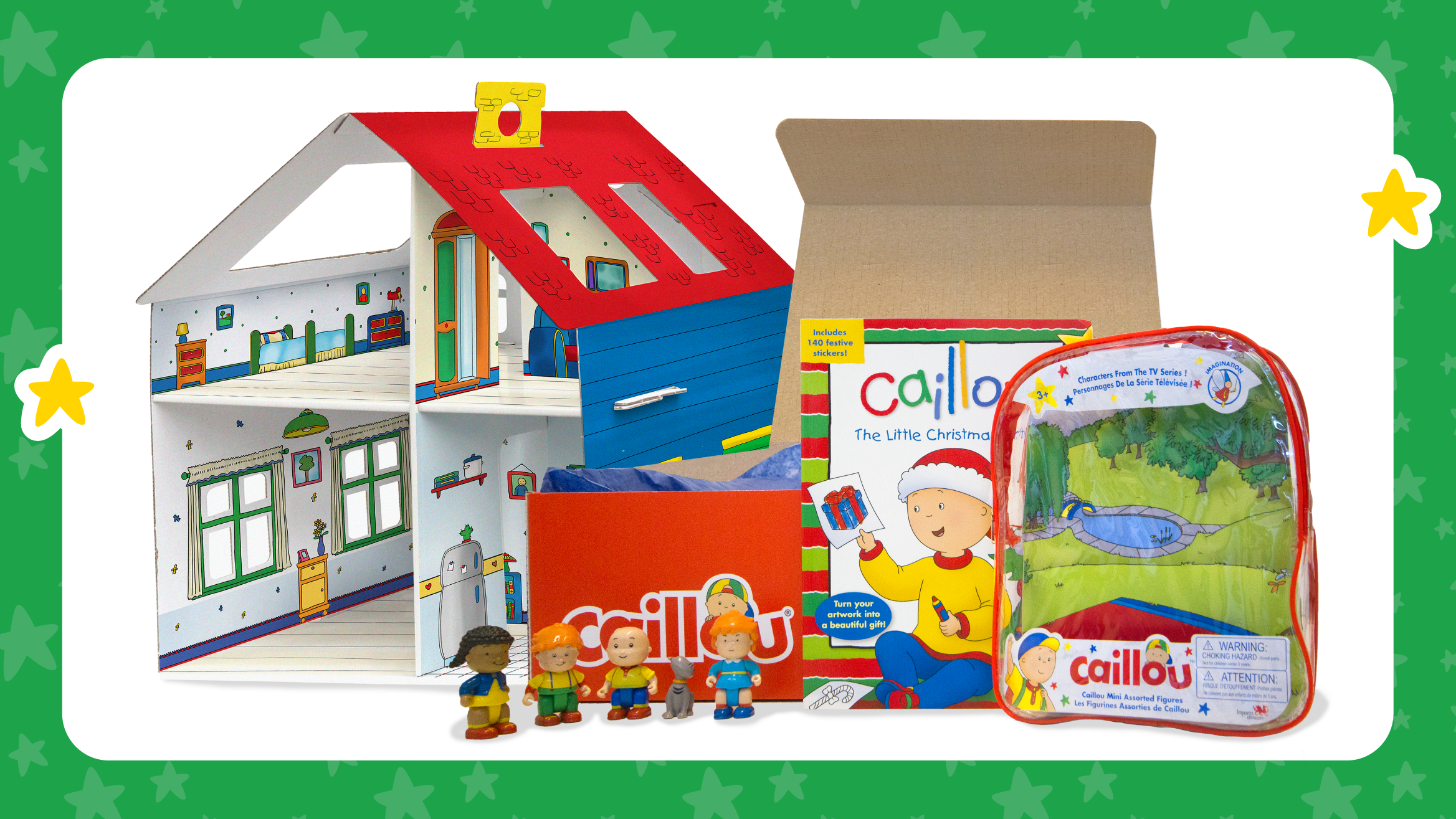 Caillou Celebrates The Holidays with New Caillou Holiday Toy Box Set ...