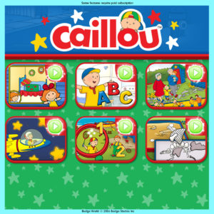 Budge Games Caillou